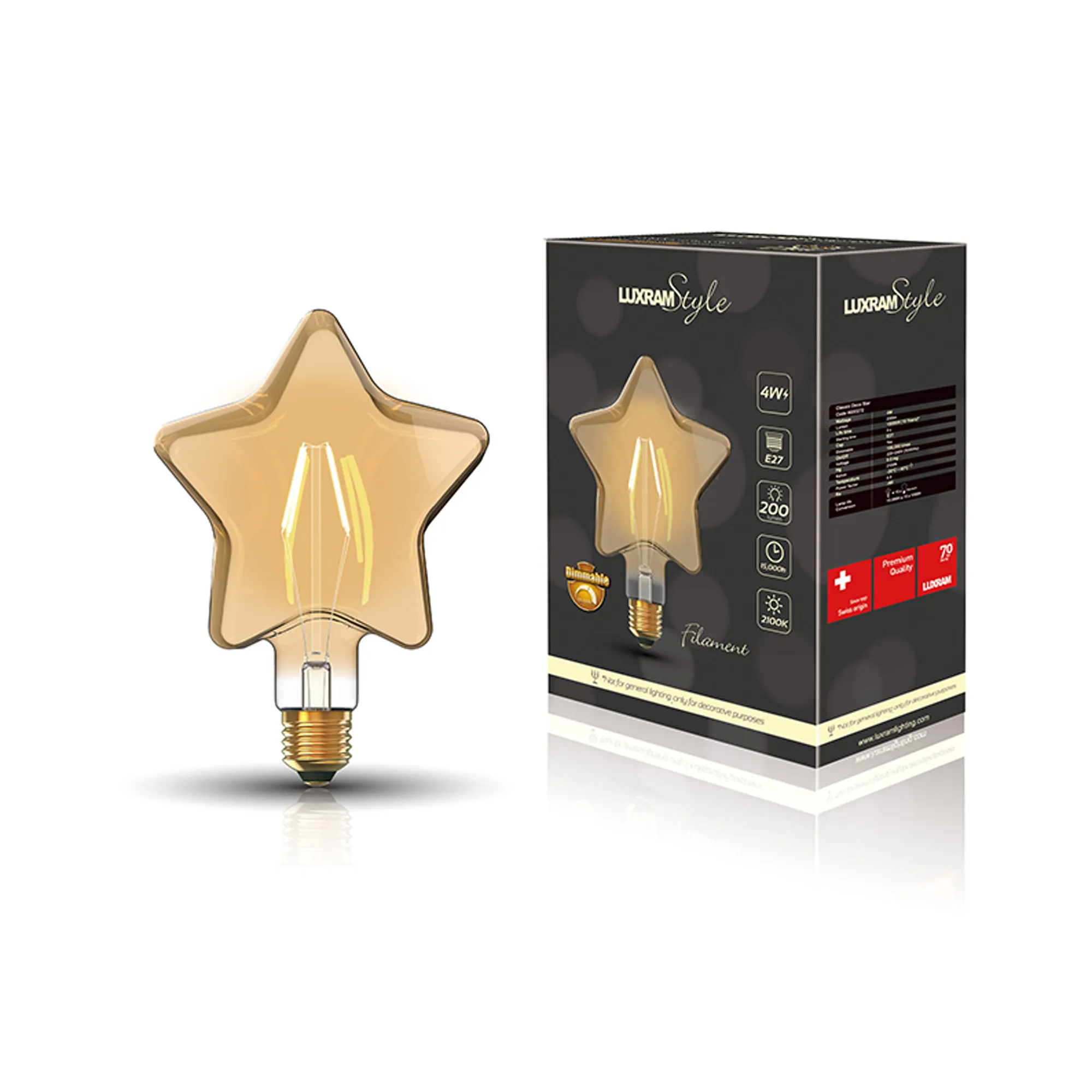 Classic Style LED Lamps Luxram Vintage